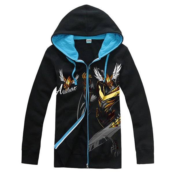 Уникален мъжки суичър в няколко модела на League of Legends светещ в тъмното с щампи на различни герои