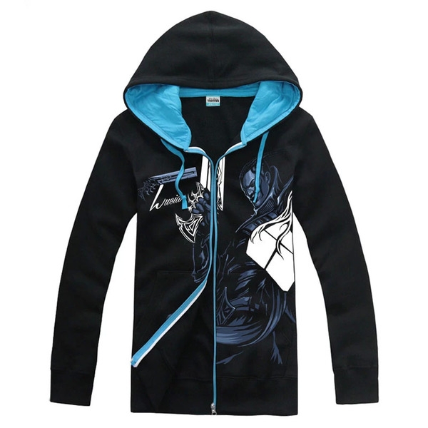 Уникален мъжки суичър в няколко модела на League of Legends светещ в тъмното с щампи на различни герои