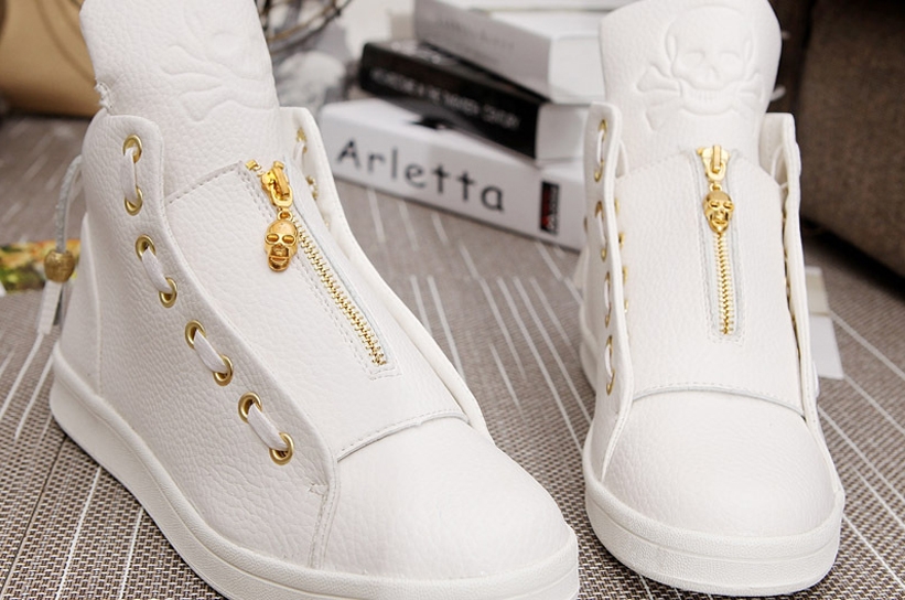 Дамски Кецове Skull Black