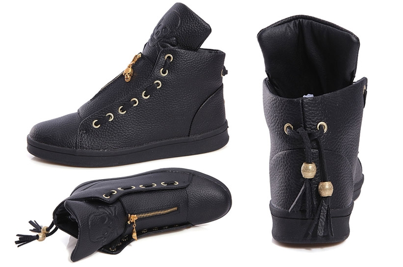 Дамски Кецове Skull Black