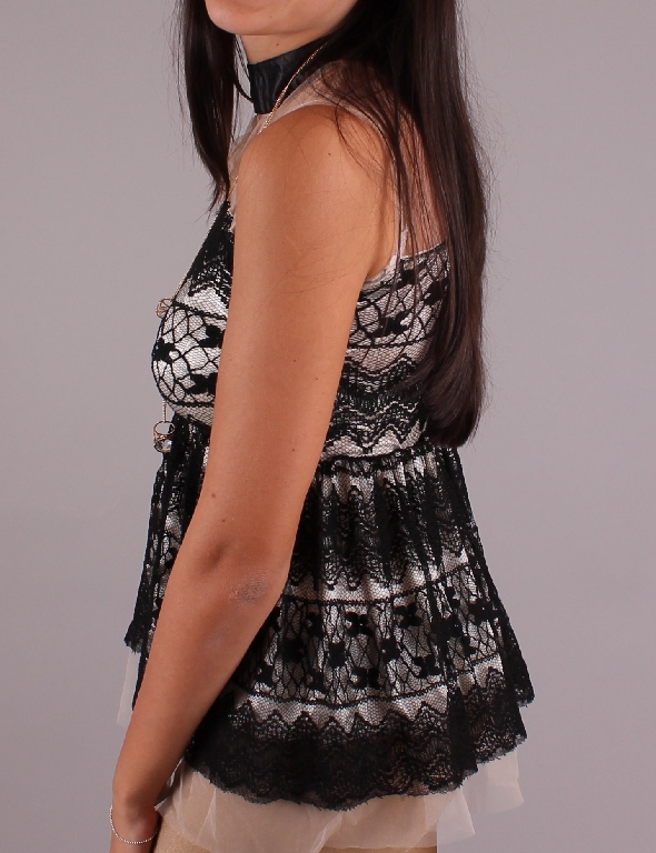 Дантелена туника в 2 цвята