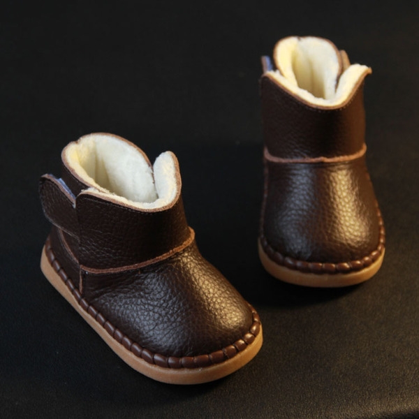 Детски боти за момичета с лепки в бял, червен, розов, жълт цвят