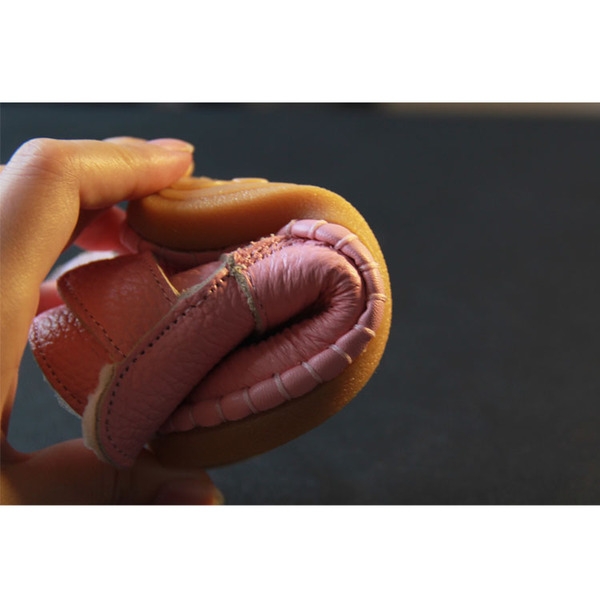 Детски боти за момичета с лепки в бял, червен, розов, жълт цвят