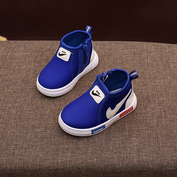 Детски спортно боти за момичета и момчета в черен, син и червен цвят