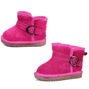 Παιδικές παχιές μπότες για κορίτσια σε μαύρο, ροζ, κυκλάμινο, μοβ, κίτρινο και ανοιχτό καφέ