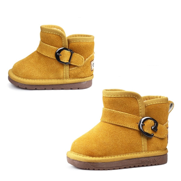 Детски дебели боти за момичета с пух и без пух, с каишка в черен, розов, цикламен, лилав, жълт и светлокафяв цвят