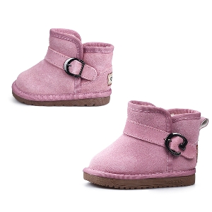 Παιδικές παχιές μπότες για κορίτσια σε μαύρο, ροζ, κυκλάμινο, μοβ, κίτρινο και ανοιχτό καφέ