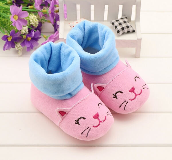 Топли детски боти за момичета и момчета в разнообразни модели - с панда, тигър, коте, панделка и разнообразни цветове