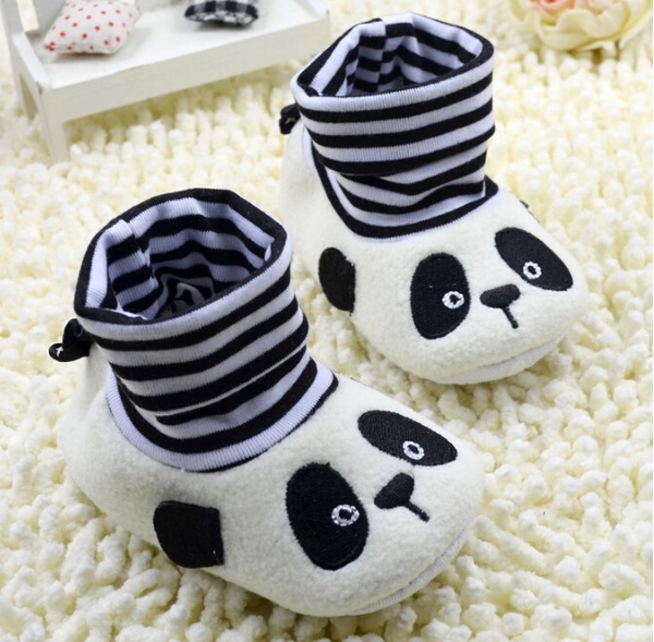 Топли детски боти за момичета и момчета в разнообразни модели - с панда, тигър, коте, панделка и разнообразни цветове