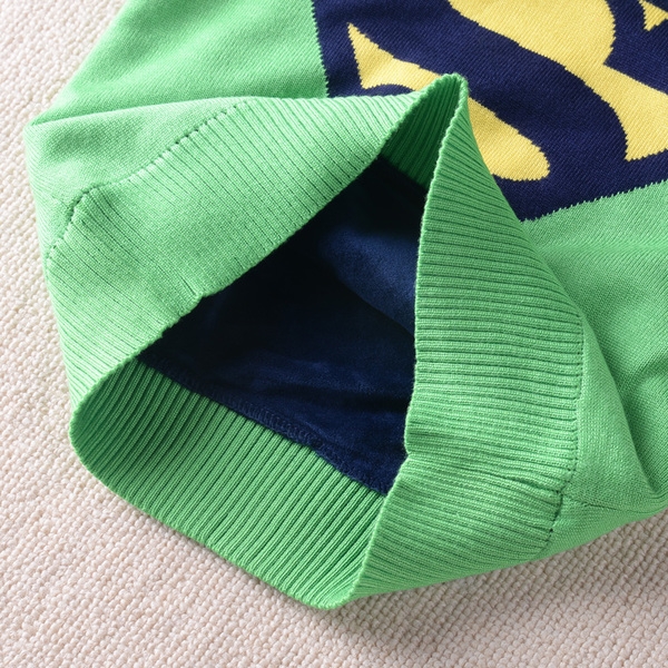 Baby Sweater Superman αγόρια σε πράσινο, μπλε, κόκκινο και γκρι