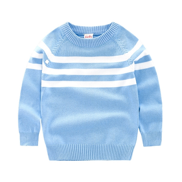 Παιδικό πουλόβερ για αγόρια σε 2 μοντέλα και πολλά χρώματα - γκρι, πορτοκαλί, πράσινο, κίτρινο, γαλάζιο, βαθύ μπλε, κόκκινο