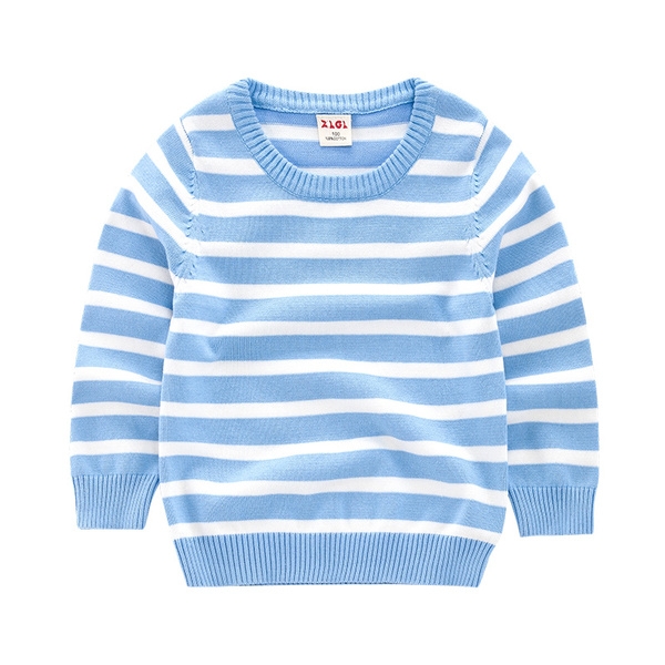 Παιδικό πουλόβερ για αγόρια σε 2 μοντέλα και πολλά χρώματα - γκρι, πορτοκαλί, πράσινο, κίτρινο, γαλάζιο, βαθύ μπλε, κόκκινο