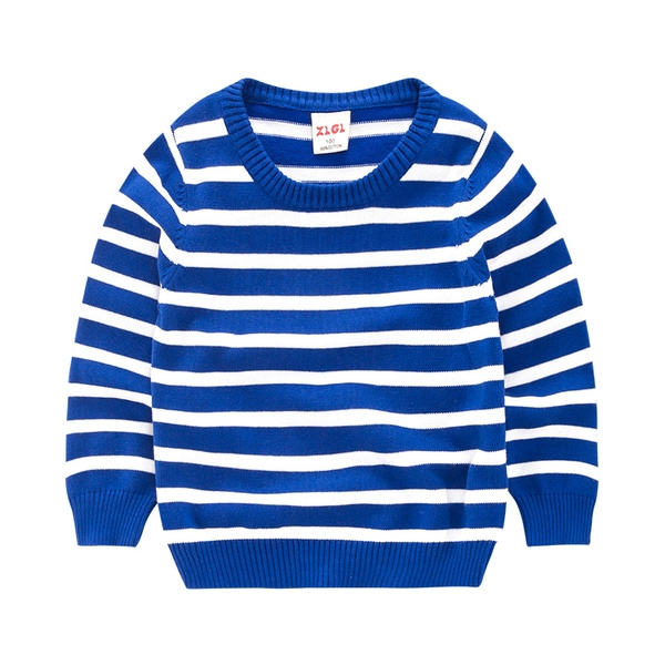 Παιδικό πουλόβερ για αγόρια σε 2 μοντέλα και πολλά χρώματα - γκρι, πορτοκαλί, πράσινο, κίτρινο, γαλάζιο, βαθύ μπλε, κόκκινο