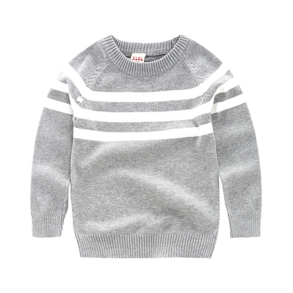 Παιδικό πουλόβερ για αγόρια σε 2 μοντέλα και πολλά χρώματα - γκρι, πορτοκαλί, πράσινο, κίτρινο, γαλάζιο, βαθύ μπλε, κόκκινο