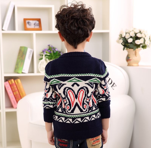 Детски пуловер за момчета в над 20 модела цветови гами