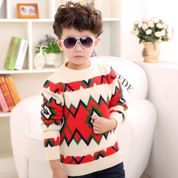 Детски пуловер за момчета в над 20 модела цветови гами