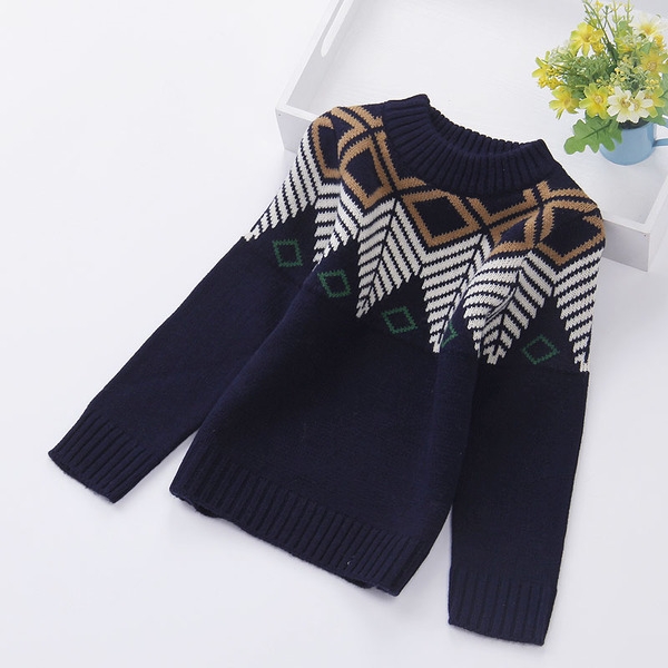 Детски пуловер за момчета в над 20 модела цветови гами