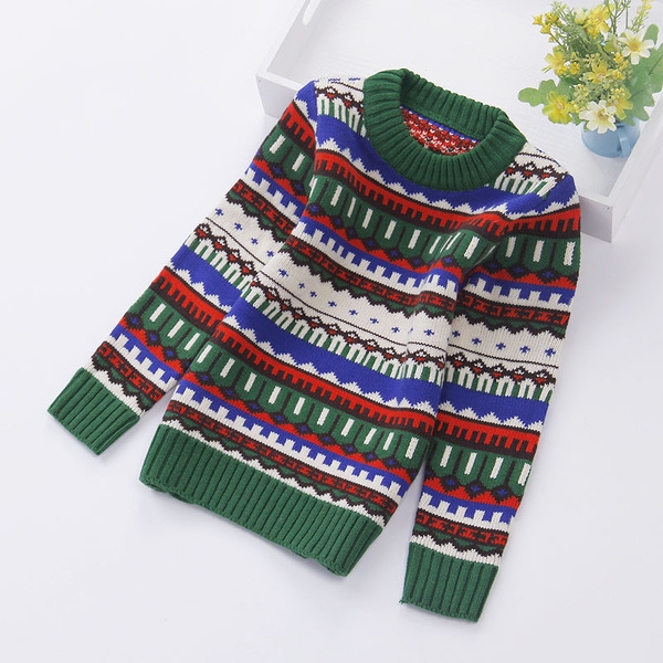 Детски пуловер за момчета в над 20 модела цветови гами