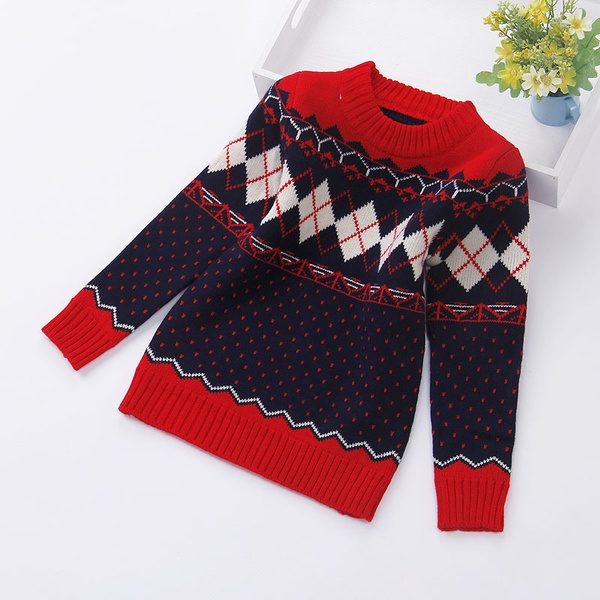 Детски пуловер за момчета в над 20 модела цветови гами