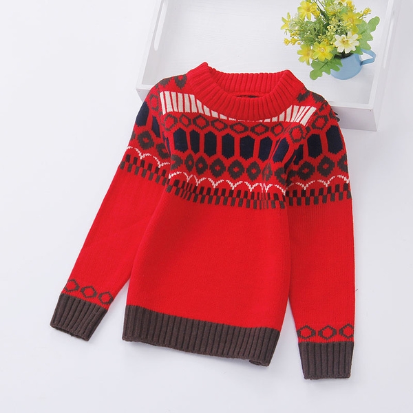 Детски пуловер за момчета в над 20 модела цветови гами