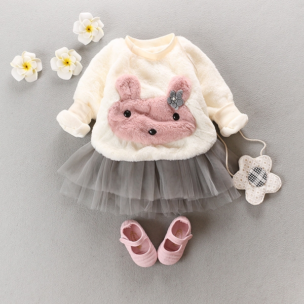 Παιδικό πουλόβερ για κορίτσια, φετίχ με λαγουδάκι σε κόκκινο, λευκό και ροζ χρώμα