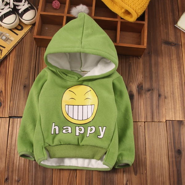 Детски дебел пуловер Happy за момчета в черен, оранжев. зелен. розов, тъмносив, тъмносин цвят