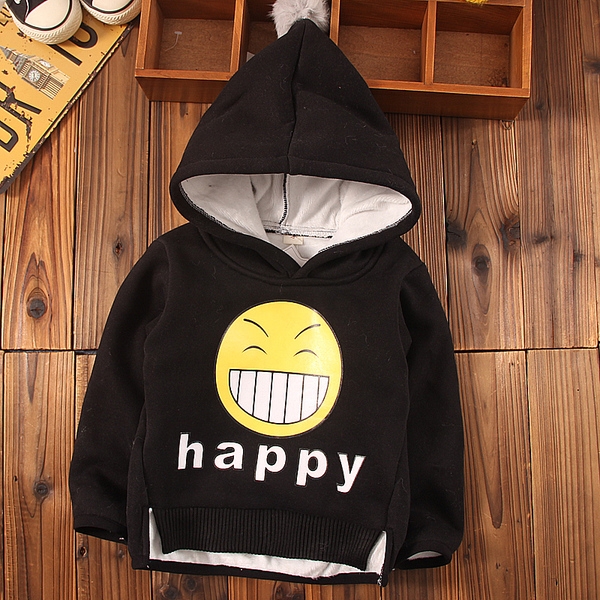 Детски дебел пуловер Happy за момчета в черен, оранжев. зелен. розов, тъмносив, тъмносин цвят