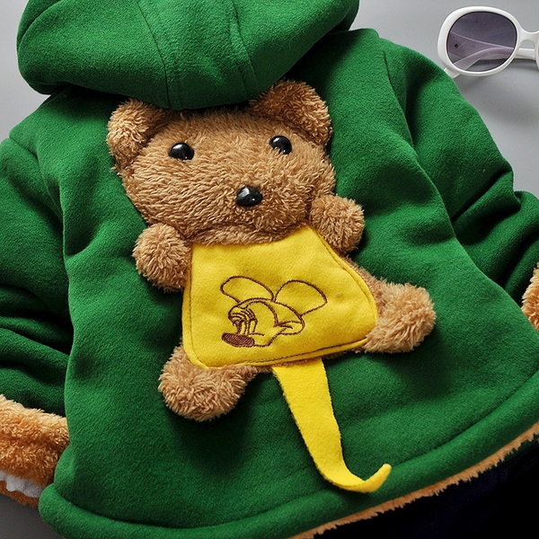 Детски есенен и зимен комплект от две части горнище с кадифена подплата и панталони различни цветови комбинации червени, жълти