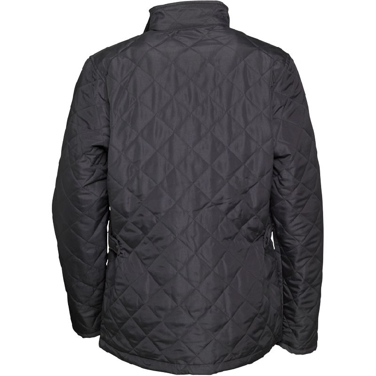 Trespass Mens Argyle Quilted Jacket Black