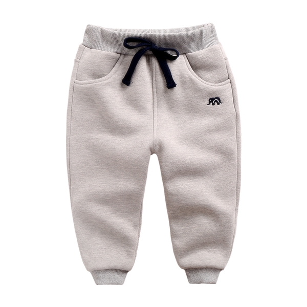 Топли детски спортни панталони с ластик и с връзки в сив,тъмносив, син и червен цвят