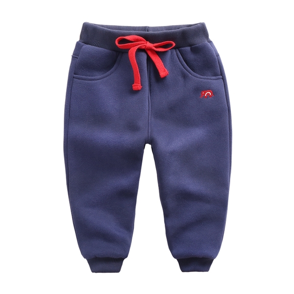 Топли детски спортни панталони с ластик и с връзки в сив,тъмносив, син и червен цвят