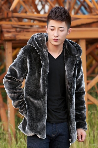 Дебело и елегантно мъжко зимно палто с качулка изключителни модели в сиво, черно, тъмносиньо, кафяво