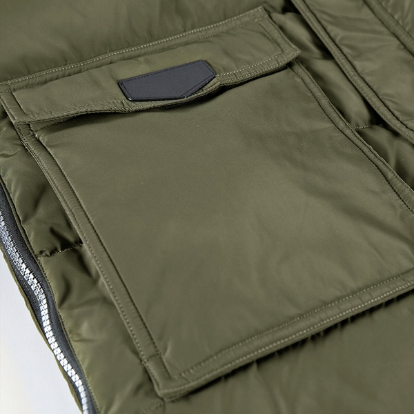 Мъжки дебели и дълги зимни якета с качулка и пух - зелени, черни, виненочервени