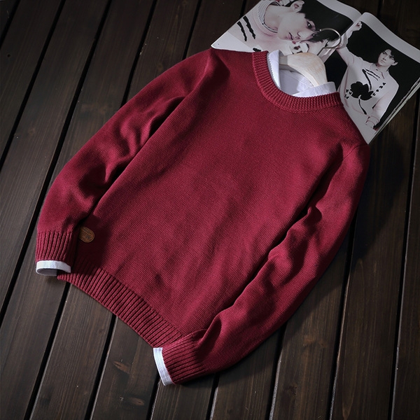 Мъжки пуловери с изчистен дизайн и микс модели в зимни червени зелени сини сиви черни