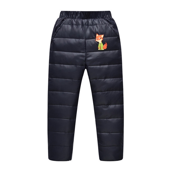 Παιδικά μακρύ και ζεστά χειμωνιάτικα παντελόνια μαύρο, μπλε και κόκκινο χρώμα