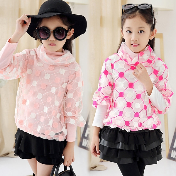 Φούστα των παιδιών για τα κορίτσια - φούντωσε με κορδέλα σε μαύρο και κόκκινο