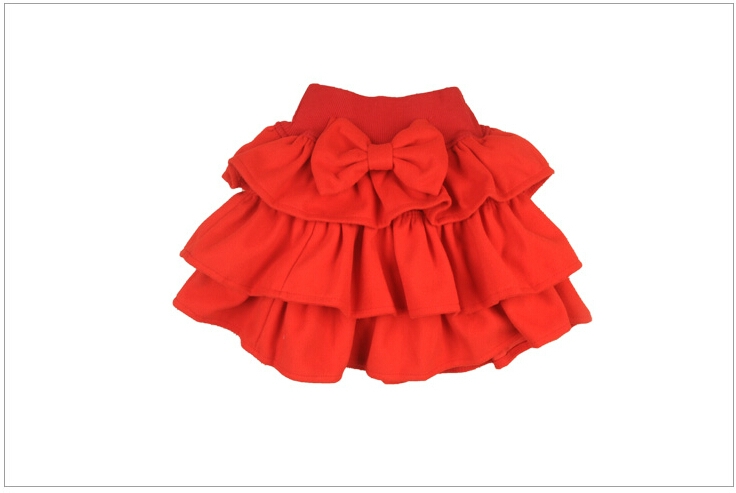 Φούστα των παιδιών για τα κορίτσια - φούντωσε με κορδέλα σε μαύρο και κόκκινο