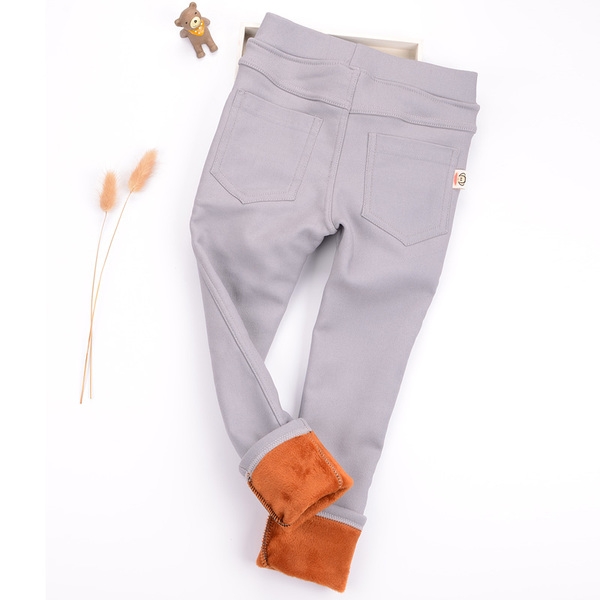 Παιδικά  ελαστικά παντελόνια  spandex για τα κορίτσια -λεπτός τύπος σε  μαύρο, γκρι, σκούρο γκρι και κόκκινο χρώμα