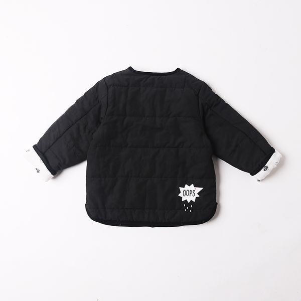 Παιδικό μπουφάν για αγόρια και κορίτσια με O-γιακά σε μαύρο, κόκκινο κίτρινο και γκρι χρώμα