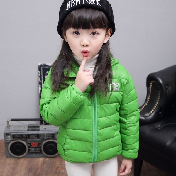 Παιδικά  μπουφάν για αγόρια και κορίτσια  με κουκούλα, πράσινο, ροζ, μπλε και σκούρο μπλε χρώμα