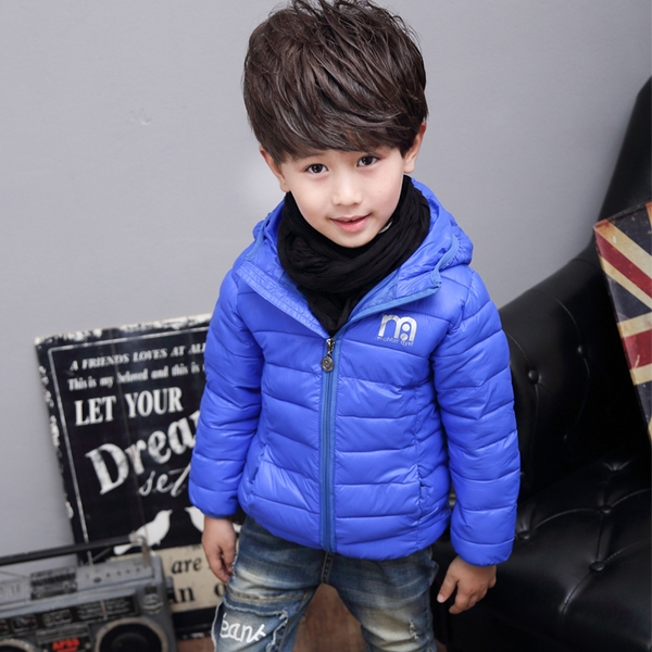 Παιδικά  μπουφάν για αγόρια και κορίτσια  με κουκούλα, πράσινο, ροζ, μπλε και σκούρο μπλε χρώμα