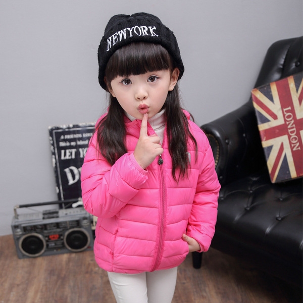 Παιδικά  μπουφάν για αγόρια και κορίτσια  με κουκούλα, πράσινο, ροζ, μπλε και σκούρο μπλε χρώμα