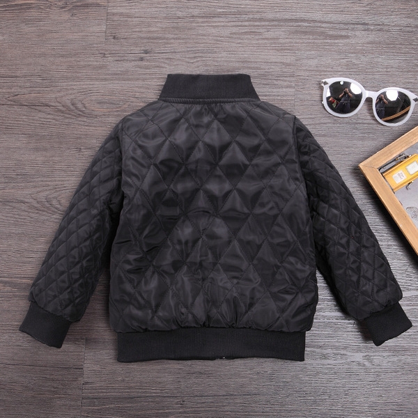 Παιδικό μπουφάν με πράσινο, μπλε, κόκκινο και μαύρο με τσέπες