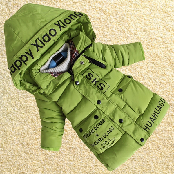 Χειμερινό μακρύ χειμωνιάτικο μπουφάν με κουκούλα  και  επιγραφές, σε μαύρο, πράσινο, μπλε, βαθύ μπλε, κίτρινο και κυκλάμινο χρώμ