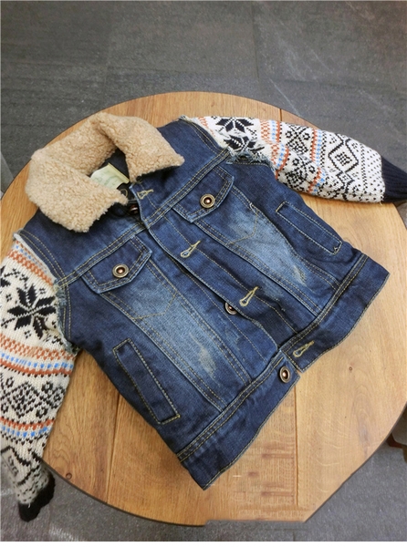 Παιδικό τζιν μπουφάν για αγόρια 