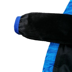 Παιδικό χειμωνιάτικο  μπουφάν  σε μπλε χρώμα για αγόρια με κουκούλα