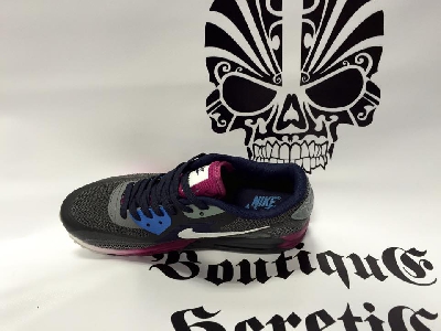 Мъжки маратонки Nike Air Max 90 LUNARLON Black/Grey/Purple/Blue 2015