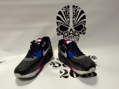 Мъжки маратонки Nike Air Max 90 LUNARLON Black/Grey/Purple/Blue 2015