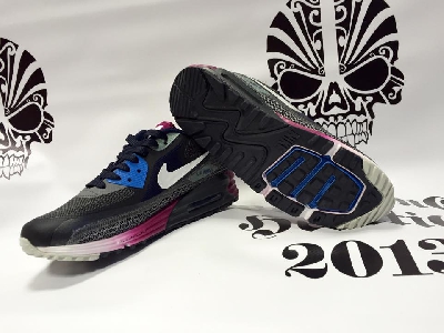 Мъжки маратонки Nike Air Max 90 LUNARLON Black/Grey/Purple/Blue 2015