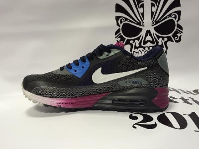 Мъжки маратонки Nike Air Max 90 LUNARLON Black/Grey/Purple/Blue 2015